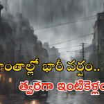 Heavy rain: హైదరాబాద్‌‌ను కమ్మేసిన క్యుములోనింబస్ మేఘాలు.. ఈ ప్రాంతాల్లో అతిభారీ వర్షం