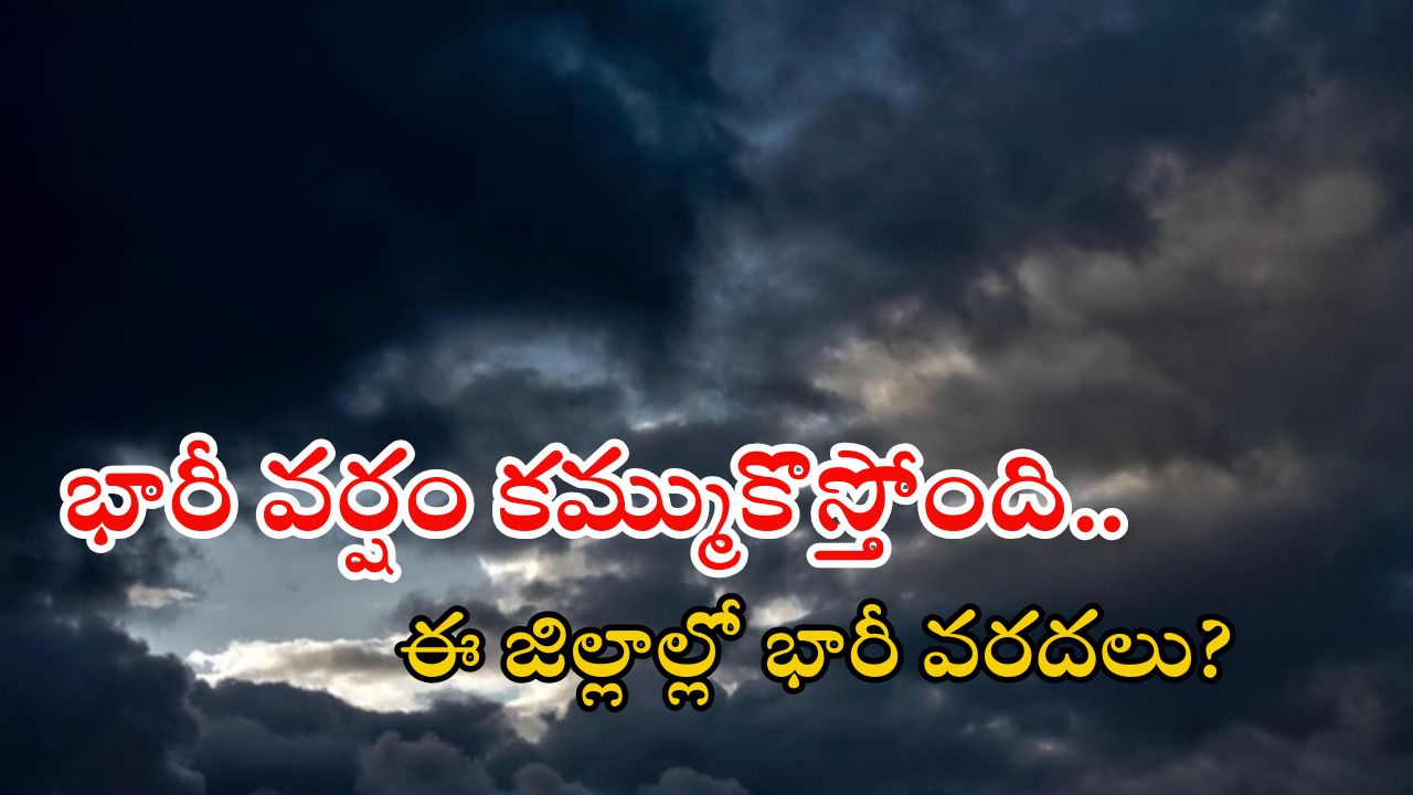Heavy Rain: రాష్ట్రంలో భారీ వర్షం.. ఈ జిల్లాల్లో ఉరుములు, పిడుగులతో కూడిన వాన