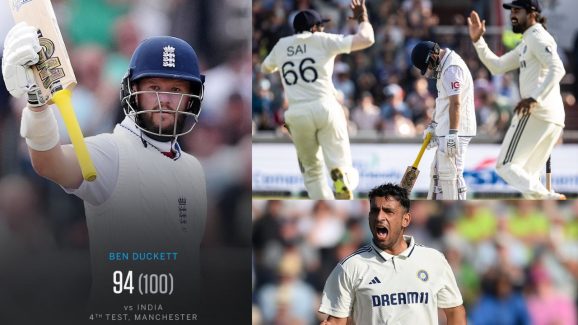 IND VS ENG, 4Th Test: అన్షుల్ బులెట్స్.. బెన్ డక్కెట్ సెంచరీ మిస్…ముగిసిన రెండో రోజు ఆట.. ఇంగ్లాండ్ స్కోర్ ఎంతంటే