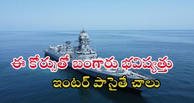 Indian Navy: ఇంటర్ పాసైన వారికి అద్భుత అవకాశం.. ఈ కోర్సులో చేరి రూ.56,100 జీతం పొందండి.. సింపుల్ ప్రాసెస్