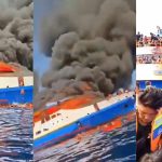 Indonesia ship fire: సముద్రం మధ్య, నౌకలో మంటలు.. ఒక్కసారిగా దూకేసిన ప్యాసింజర్స్.. ఆ తర్వాత?