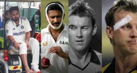 Injured Cricket Players: రక్తాలు కారినా... గ్రౌండ్ లో అడుగుపెట్టి మ్యాచ్ ఆడిన వీరులు వీళ్లే