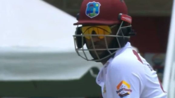 WI VS AUS : స్పెట్స్ పెట్టుకొని ఆడటం ఏంట్రా… విండీస్ ప్లేయర్ విధ్వంసం