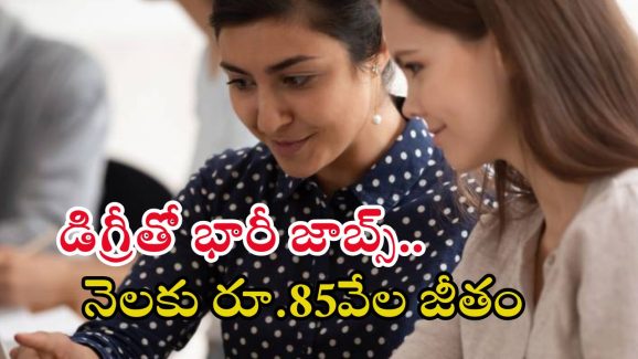 JOBS: డిగ్రీ అర్హతతో భారీ ఉద్యోగ నోటిఫికేషన్, డోంట్ మిస్ గోల్డెన్ ఛాన్స్