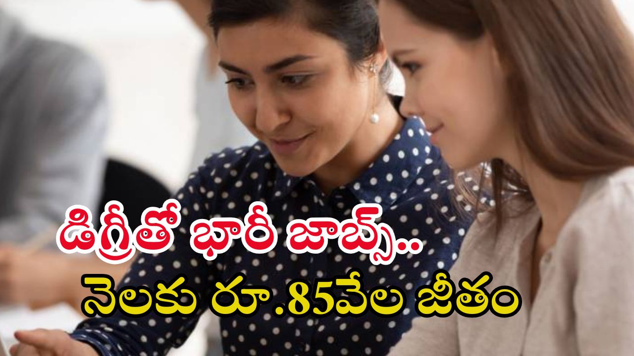 JOBS: డిగ్రీ అర్హతతో భారీ ఉద్యోగ నోటిఫికేషన్, డోంట్ మిస్ గోల్డెన్ ఛాన్స్