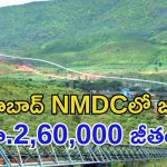 NMDC LIMITED: డిగ్రీ పాసైతే చాలు భయ్యా.. రూ.2,60,000 జీతంతో ఉద్యోగాలు.. డోంట్ మిస్
