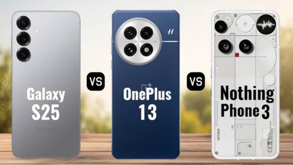 OnePlus 13 vs Nothing Phone 3 vs Galaxy S25 5G: ఒకే రేంజ్‌లో పోటీపడుతున్న మూడు ఫోన్లు.. ఏది బెస్ట్?