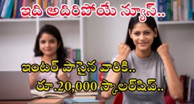 Scholarship: ఇంటర్ పాసయ్యారా..? అయితే రూ.20,000 ఇలా సులభంగా పొందండి..