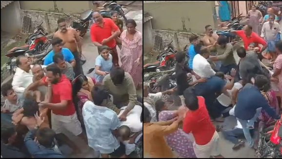 Vijayawada : యువతిపైకి పెంపుడు కుక్కను ఉసిగొల్పిన యువకుడు.. పొట్టుపొట్టు కొట్టుకున్న ఇరువర్గాలు..