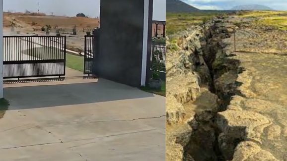 Earthquake Video: రెండు సెకన్లలోనే రెండుగా చీలిపోయిన భూమి.. సీసీటీవీ ఫుటేజ్ వైరల్