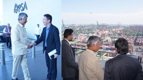 Chandrababu In Singapore: ఏపీ పోర్టుల్లో ఏఐ టెక్నాలజీ.. సింగపూర్ లో చంద్రబాబు చర్చలు