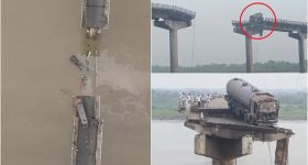 Bridge Collapse Deaths: వంతెన కూలి నదిలో పడ్డ వాహనాలు.. 9 మంది మృ‌తి