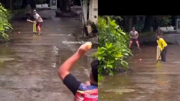 Blinkit Delivery Boy : దారిన వెళ్లే డెలివరీ బాయ్ తో క్రికెట్… బయట తిరిగే వాడిని పిలిచి మరి బ్యాటింగ్ !