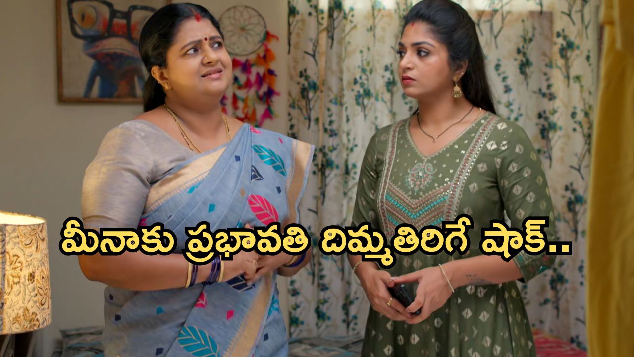 Gundeninda GudiGantalu Today episode: ప్రభావతికి షాకిచ్చిన మీనా.. గెలికిన శోభా..మీనాకు రోహిణి ఐడియా..