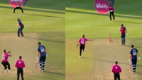 Riley Meredith : వీడు మనిషా.. పశువా…. దెబ్బకు వికెట్ రెండుగా చీలిపోయింది… బౌలర్ ను చూసి వణికి పోవాల్సిందే
