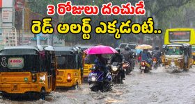 Heavy Rains in Telugu States: రెడ్ అలర్ట్.. తెలుగు రాష్ట్రాల్లో భారీ వర్షాలు..