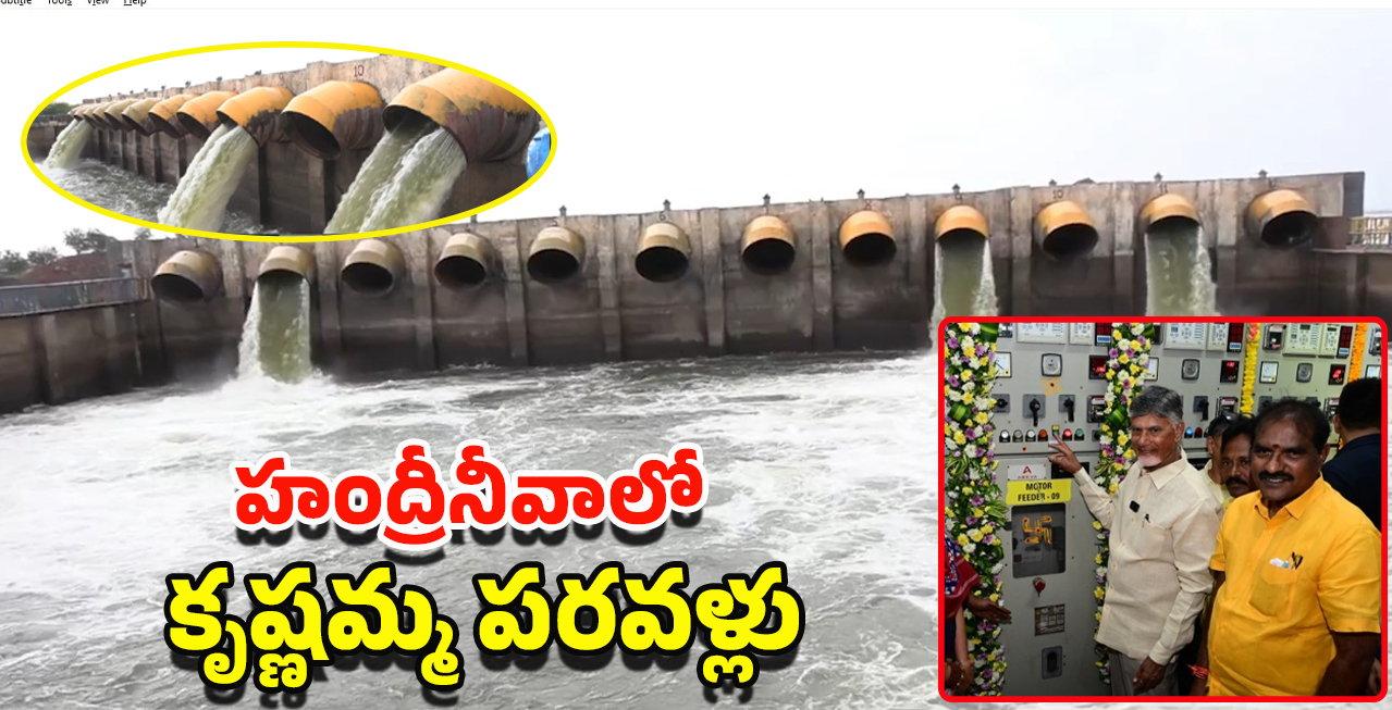 Handri-Neeva Project: హంద్రీనీవాకు నీటి విడుదల..రాయలసీమ రైతుల కల నెరవేరిన వేళ