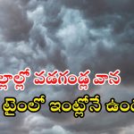 Weather Update: ఈ రెండు రోజులు బీభత్సమైన వర్షం.. వడగండ్ల వాన వచ్చేస్తోంది..