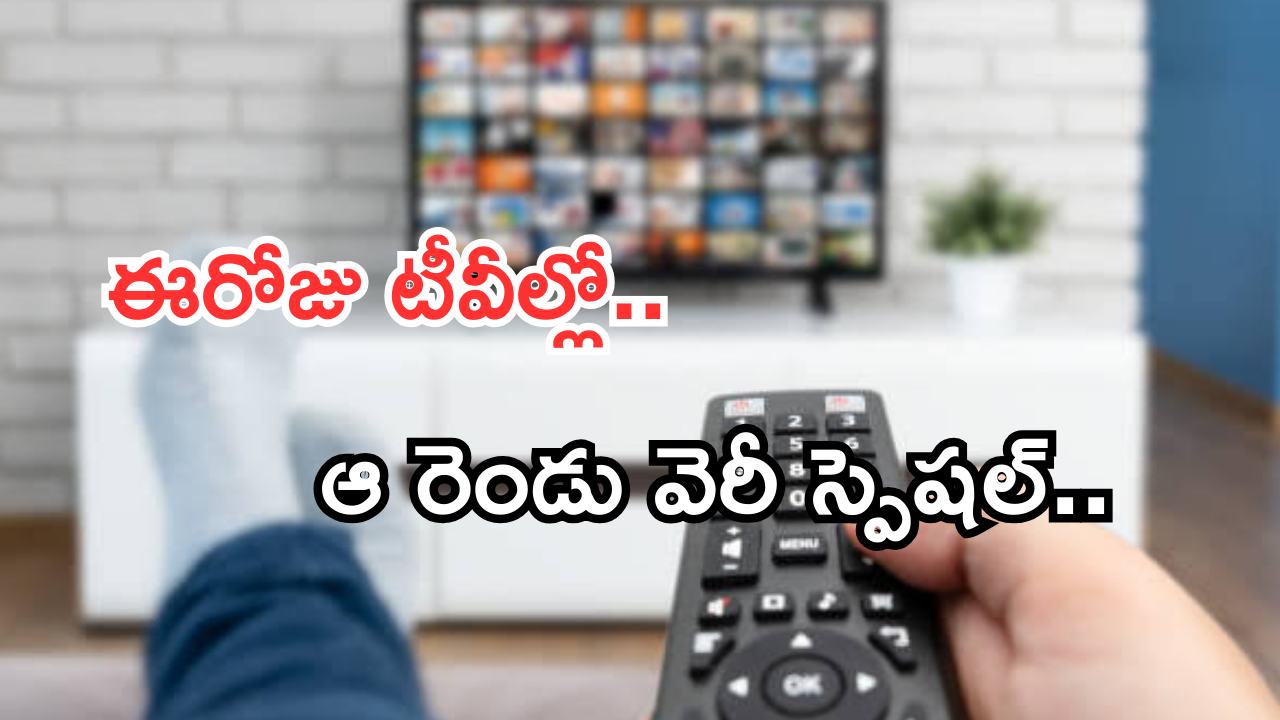 Today Movies in TV : శనివారం టీవీల్లోకి రాబోతున్న సినిమాలు.. ఆ రెండు స్పెషల్..