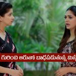Nindu Noorella Saavasam Serial Today August 8th : ‘నిండు నూరేళ్ల సావాసం’ సీరియల్‌: చిత్ర విషయంలో ఆరుతో బాధపడ్డ  మిస్సమ్మ