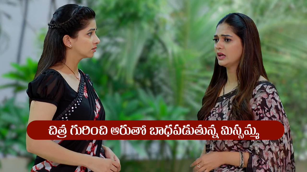 Nindu Noorella Saavasam Serial Today August 8th : ‘నిండు నూరేళ్ల సావాసం’ సీరియల్‌: చిత్ర విషయంలో ఆరుతో బాధపడ్డ  మిస్సమ్మ