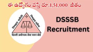 DSSSB Recruitment: అద్భుతమైన అవకాశం.. ఇంటర్ పాసైతే చాలు.. ఈ ఉద్యోగాలకు అప్లై చేసుకోవచ్చు..