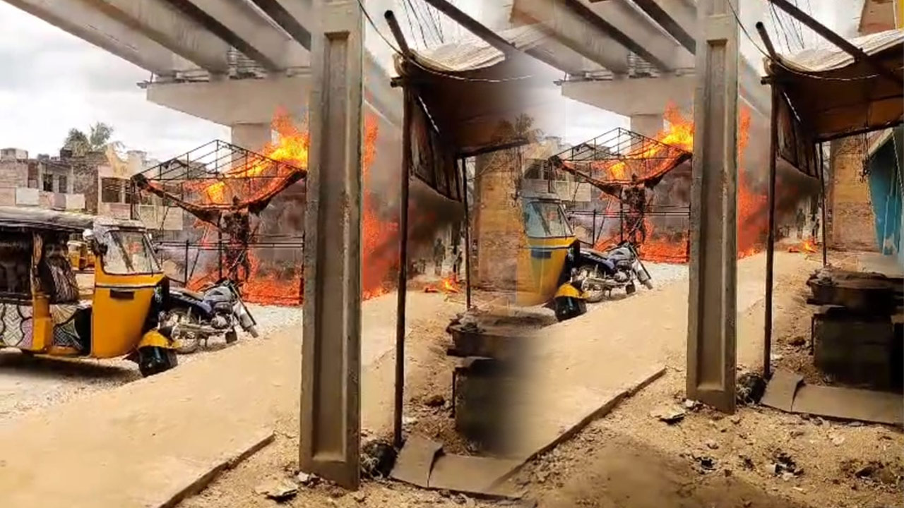 Fire accident: వినాయక చవితి వేడుకల్లో అగ్నిబీభత్సం.. ప్రాణనష్టం తప్పి ఊపిరి పీల్చుకున్న భక్తులు.. ఎక్కడంటే?