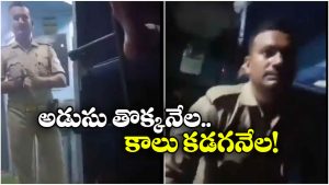 Viral Video: అర్థరా ప్రయాణీకురాలిని అక్కడ టచ్ చేసిన రైల్వే పోలీస్, నెట్టింట వీడియో వైరల్