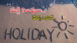 Holidays: ఈ వారంలో మళ్లీ వరుసగా 3 రోజులు సెలవులు.. ఇదిగో హాలిడేస్ లిస్ట్