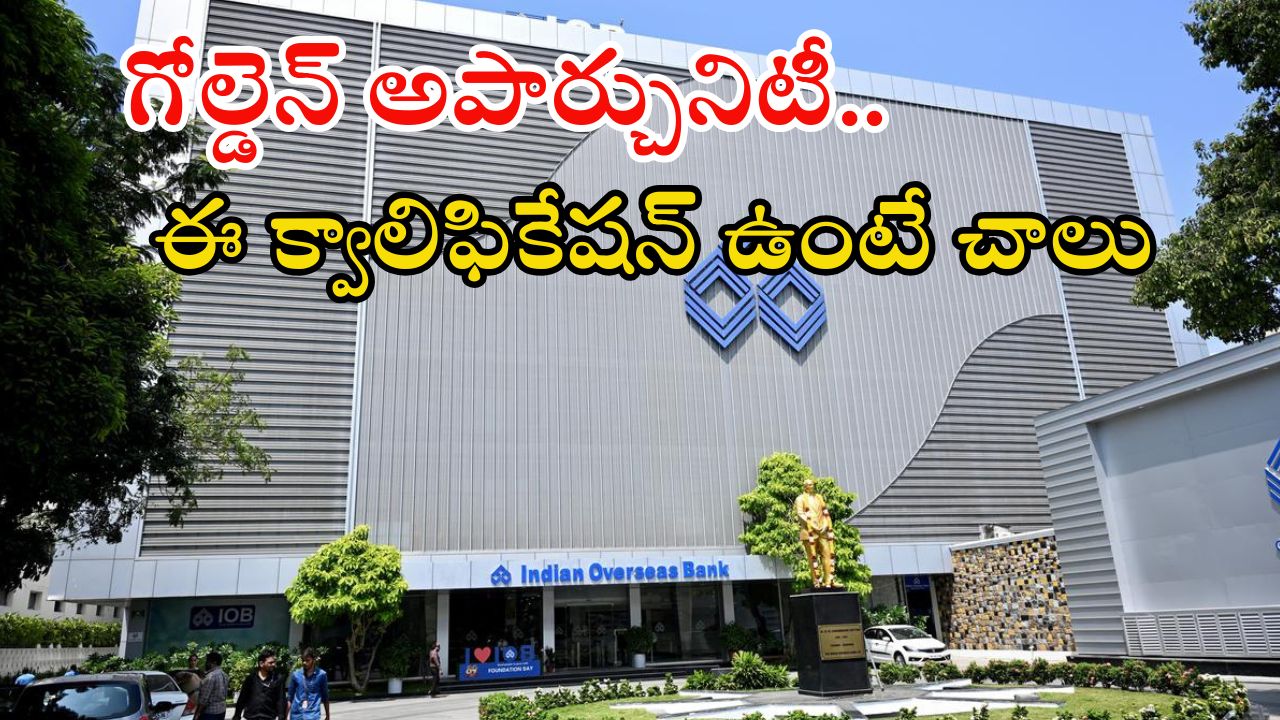 IOB notification: ఇండియన్ ఓవర్సీస్ బ్యాంకులో ఉద్యోగాలు.. నెలకు స్టైఫండ్ ఇచ్చి మరీ ఉద్యోగం..?