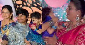 Jabardast Rakesh:ఘనంగా రాకింగ్ రాకేష్ సుజాత కూతురి మొదటి పుట్టినరోజు.. సందడి చేసిన రోజా!