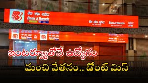 Bank of Baroda Jobs: డిగ్రీ అర్హతతో ఉద్యోగాలు.. ఈ అర్హత ఉంటే చాలు జాబ్ మీదే.. ఇదే మంచి అవకాశం