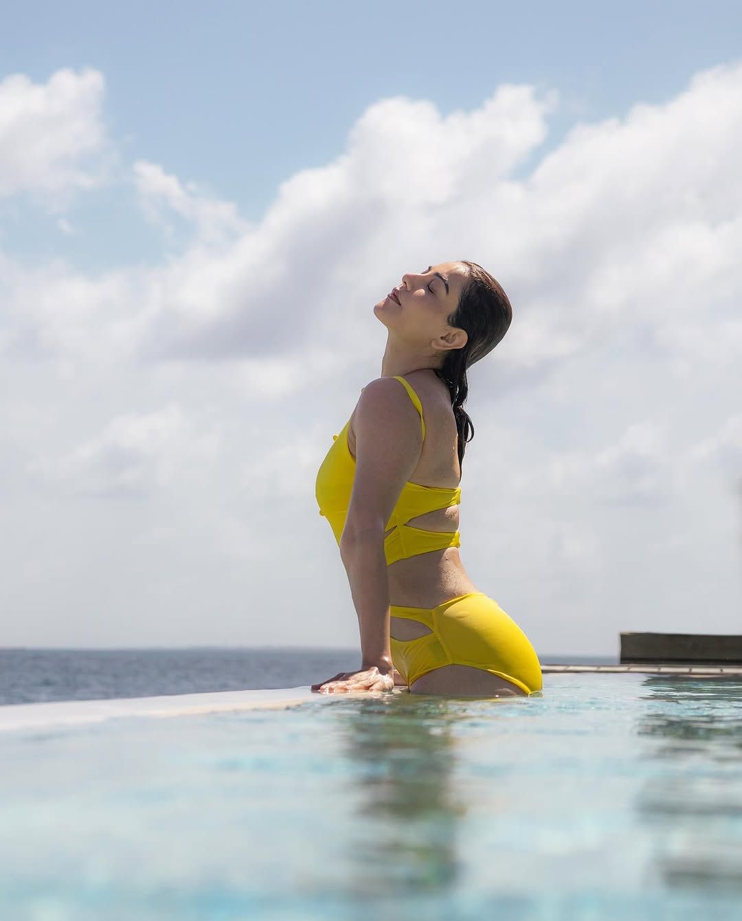 Kajal Agarwal: మాల్దీవ్స్ లో హీట్ పెంచుతున్న కాజల్.. ఫోటోలు వైరల్!