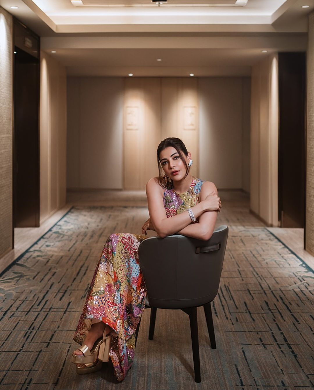 Kajal Agarwal: మరో ట్రెండీ ఔట్ఫిట్ లో దర్శనమిచ్చిన కాజల్ అగర్వాల్!
