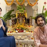 Lavanya Tripati: బేబీ బంప్ తో వినాయకుడి పూజలో మెగా కోడలు!