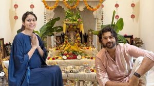 Lavanya Tripati: బేబీ బంప్ తో వినాయకుడి పూజలో మెగా కోడలు!
