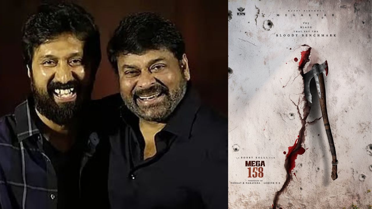 Mega158 : పోస్టర్ లోనే విధ్వంసం, భారీ యాక్షన్ ప్లాన్ చేసిన బాబీ