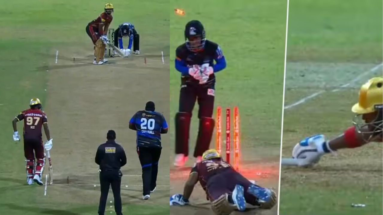 Nicholas Pooran : స్టంప్ ఔట్ ఎఫెక్ట్… నికోలస్ పురాన్ కిందపడి ఎలా గిలగిల కొట్టుకున్నాడో చూడండి