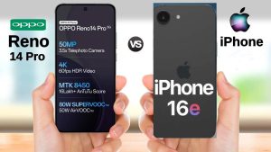 Oppo Reno 14 Pro 5G vs iPhone 16: అప్పర్ మిడ్ రేంజ్‌లో ఫ్లాగ్ షిప్ ఫోన్ల పోరు.. విన్నర్ ఎవరంటే?