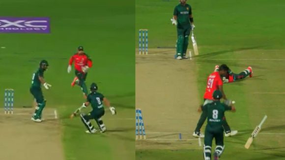 Pak Player Run out: పాకిస్థాన్ ప్లేయర్ల బద్ధకం చూడండి…రనౌట్ అయి..తోటి ప్లేయర్ దాడి ?