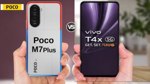 POCO M7 Plus 5G vs Vivo T4x 5G: పోకో, వివో ఫోన్ల గట్టి పోటీ..  ₹17,000 లోపు ధరలో ఏది బెస్ట్?