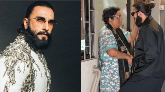 Ranveer Singh: అభిమాని కాళ్లు మొక్కిన స్టార్ హీరో.. సింప్లిసిటీకి ఫిదా అవ్వాల్సిందే!
