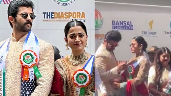 Rashmika: అందరి ముందు విజయ్‌తో అలాంటి పని చేసిన రష్మిక.. వీడియో వైరల్