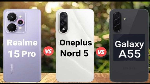Realme 15 Pro vs OnePlus Nord 5 vs Galaxy A55: రూ.40000 బడ్జెట్‌లో ఏది బెస్ట్?