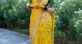 Shobha Shetty: సాంప్రదాయ దుస్తుల్లో మహాలక్ష్మిలా కనిపిస్తున్న శోభా శెట్టి!