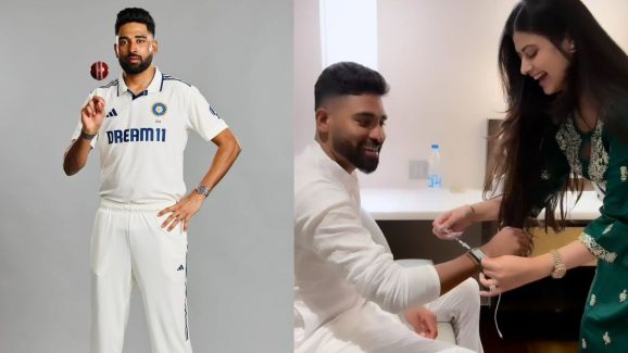 Mohammed Siraj : ప్రియురాలితో రాఖీ కట్టించుకున్న టీమిండియా ఫాస్ట్ బౌలర్!