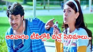 Today Movies in TV : ఆదివారం టీవీల్లోకి రాబోతున్న సినిమాలు..అస్సలు మిస్ అవ్వకండి..