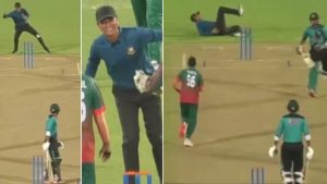Umpire Injured: ఎంతకు తెగించార్రా… ఏకంగా అంపైర్  ప్రైవేట్ పార్ట్స్ పైనే  దాడి చేసిన బంగ్లా ప్లేయర్లు