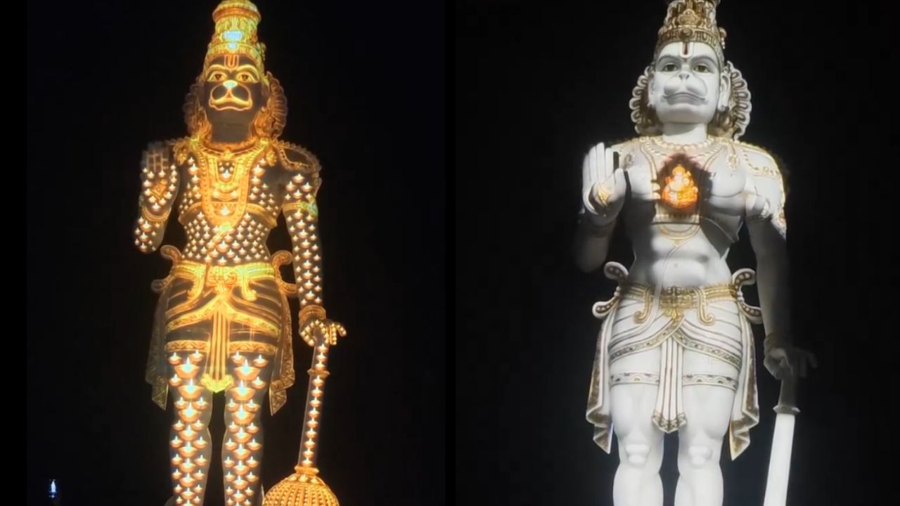 Hanuman darshan: భక్తుల మనసు దోచుకుంటున్న హనుమంతుడు.. లైఫ్ లో ఒక్కసారైనా చూసేయండి!
