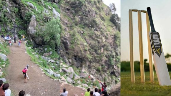 Viral Video: 3 కొండల నడుమ క్రికెట్… కొంచెం అటు ఇటు అయినా ప్రాణం పోవాల్సిందే